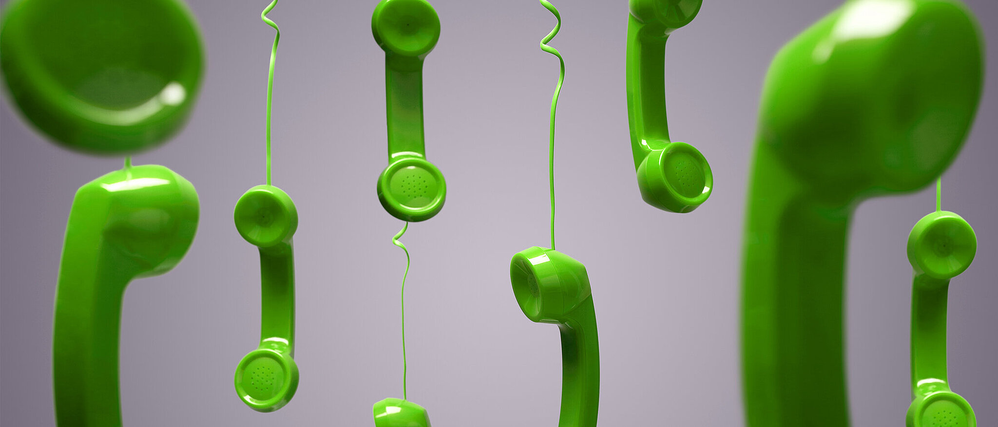 grüne Telefonhörer